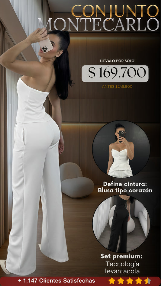 CONJUNTO 2 PIEZAS MONTECARLO | DISEÑO UNICO
